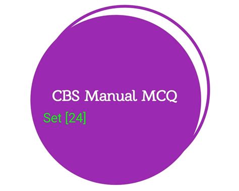 MCQ On CBS Manual 2021 | Quiz Questions and Answers on Post Office CBS ...