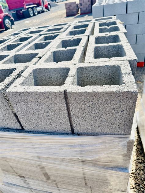 Solid 8x8x16 Scored Block - Rock It Landscape Materials