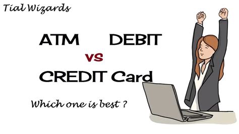 ATM Card Vs Debit Card Vs Credit Card | Difference between ATM Card ...
