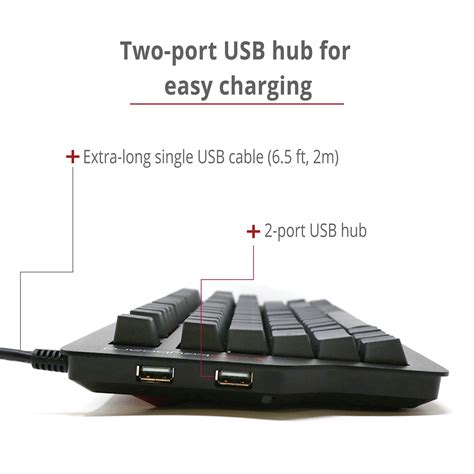 Buy Das Keyboard 4C TKL Wired Tenkeyless Mechanical Keyboard, Cherry MX ...