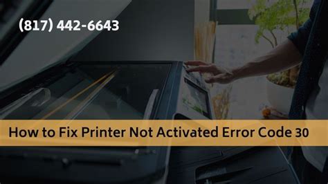 Image result for Printer Error Code 30