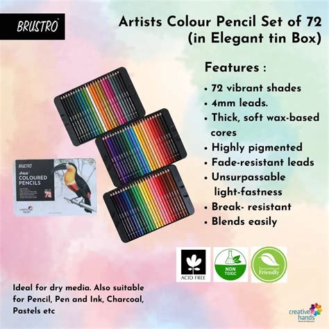 Brustro Artists Coloured Pencils Sets