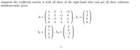 Image result for Three Linear Problem Matrix