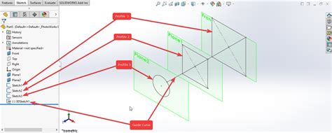 Solidworks Lofted Boss/Base 的图像结果