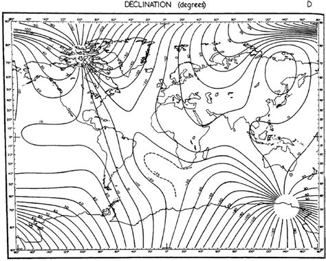 Image result for Current Magnetic Declination Map