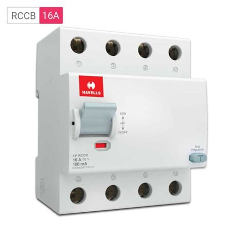 Havells RCCB A Type FP 16A 100mA | mykit | Buy online | Buy Havells ...