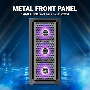 Amazon.in: Buy Ant Esports SX7 Mid- Tower Computer Case/Gaming Cabinet ...
