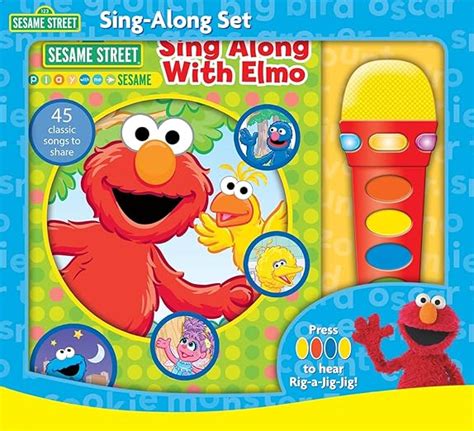 Sesame Street: Sing Along with Elmo! Light Up Microphone and Songbook ...
