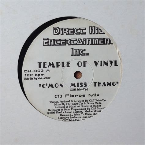 Yahoo!オークション - Temple Of Vinyl - C'Mon Miss Thang