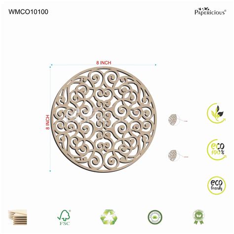 PAPERICIOUS MDF Designer Base - 8 inch
