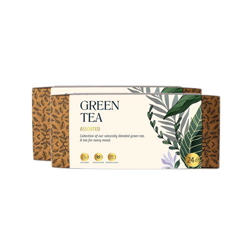 Prabhat Assorted Organic Green Tea Bags Certified Green Tea for ...