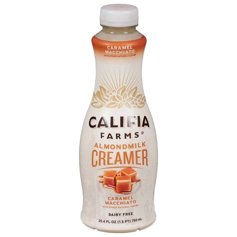 Califia Farms Pecan Caramel Almond Milk Liquid Coffee Creamer, 32 oz ...