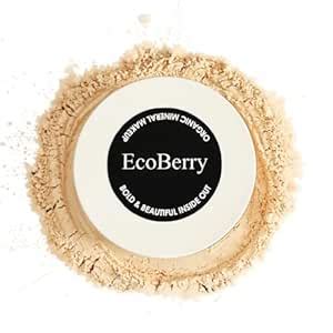 Buy EcoBerry Tinted Face Powder For Everyday No Makeup Look, Talc Free ...