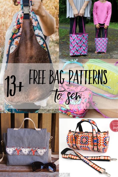 Image result for Free Printable PDF Back Bag Patterns
