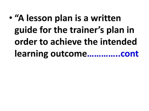COMPONENTS OF LESSON PLAN | PPTX