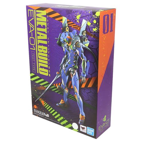 bandai metal build neon genesis evangelion eva 01 test type figure purple