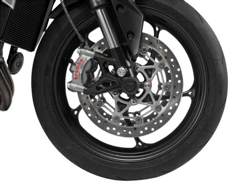 SW Motech Front Axle Sliders for Suzuki GSX S750 V Strom 800DE (STP.05 ...