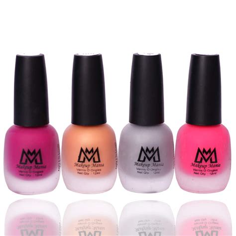 Buy Makeup Mania Nail Polish Set, Velvet Matte Nail Paint Combo Set of ...