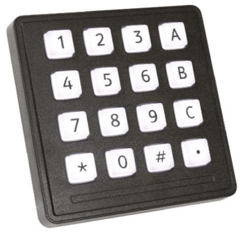 7203-16TW202 Storm | Storm IP65 16 Key Polymer Illuminated Keypad | 793 ...
