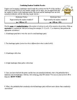 Image result for Shift in and Combining Random Variables
