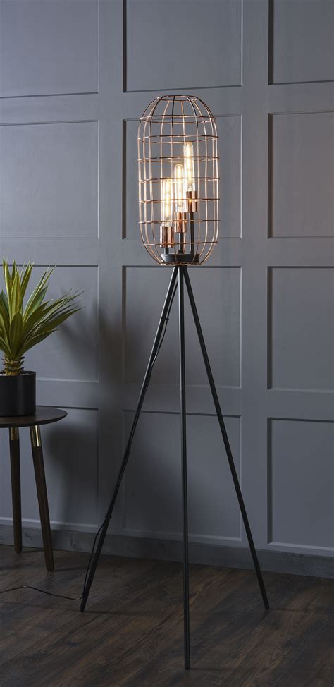 Floor Lamp Black Industrial at Olivia Quinn blog