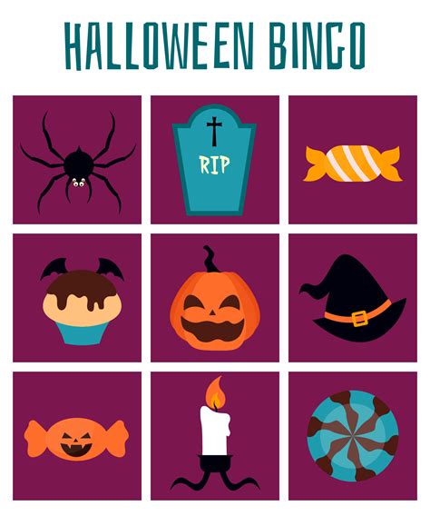 Free Halloween Bingo Printable Cards