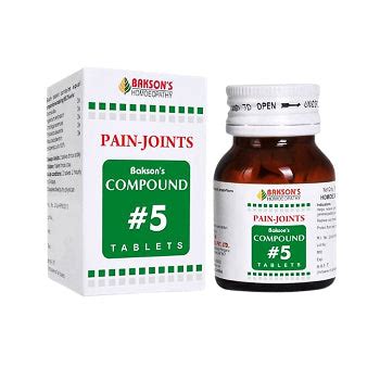 Bakson’s Compound #5 Tablet – Joint Pain & Stiffness Relief ...