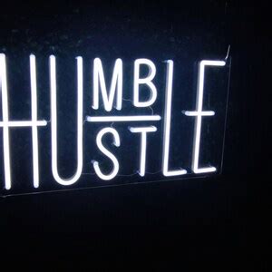 Buy Humble Hustle Neon Sign Neon Light Decor Bedroom Wall Neon Online ...