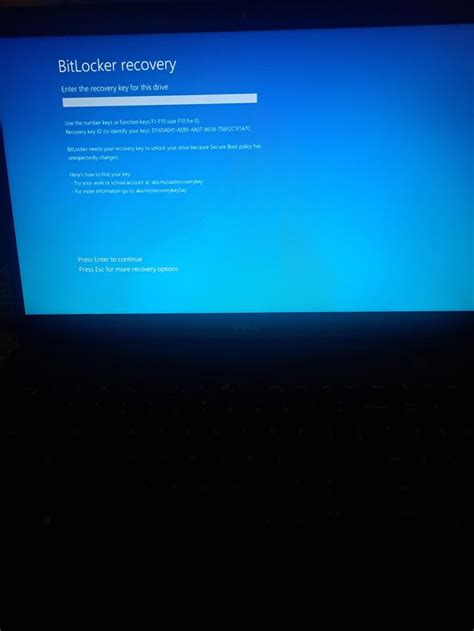 Image result for BitLocker Recovery Dell Computers