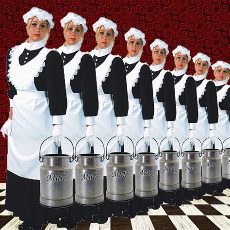 Eight maids a-milking