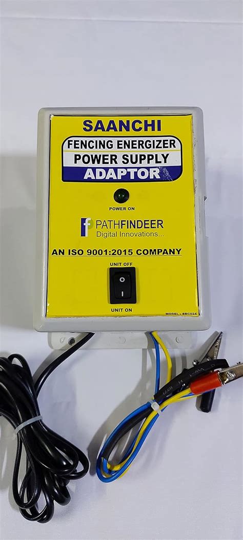 Solar Fencing Energizer Adapter(ZATKA/JHATKA Machine Adapter) : Amazon ...