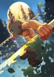 Hashibira Inosuke Demon Slayer: Kimetsu No Yaiba Matte Finish Poster ...