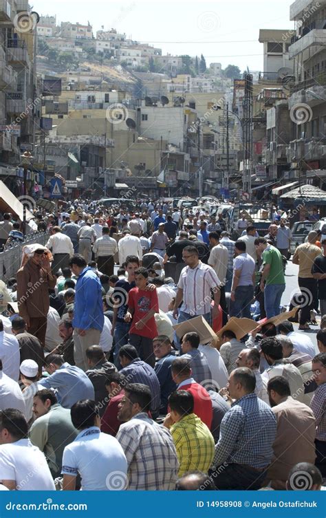 Prayer Time in Amman, Jordan during Ramadan Editorial Stock Photo ...