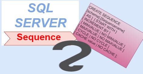 Image result for SQL Sequence Number
