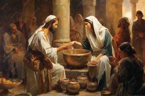 Jesus Turning Water Into Wine Images