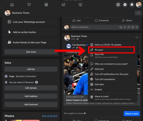 Image result for Pinned Facebook Post