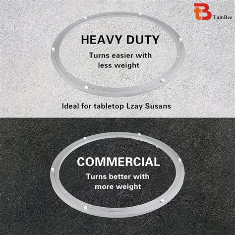 Buy TamBee 10 Inch Aluminum Lazy Susan Heavy Duty Metal Rotating ...