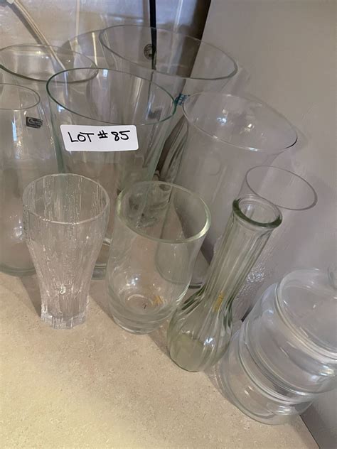 Glass Flower Vases - Beck Auctions Inc.