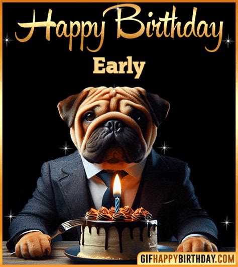 🎉 Happy Birthday Early GIF 🎂 Funny & Personalized Animated Wishes