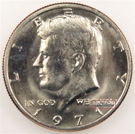 1971 D Uncirculated Kennedy Half Dollar (b02)
