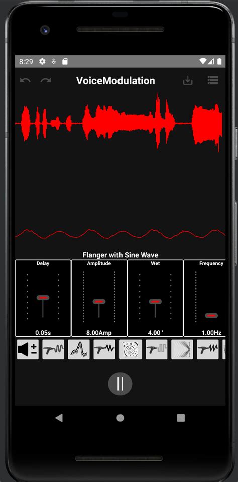 Voice Modulation App 的图像结果