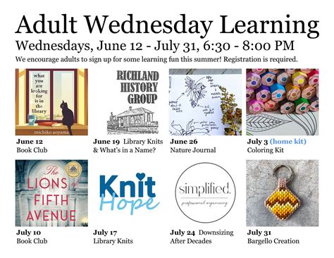 Adult Programs - Northern Tier Regional Library