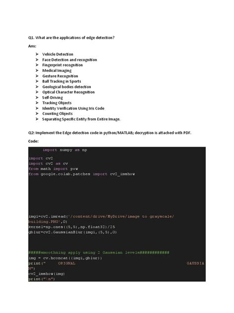 Image result for Smoothing and Edge Detection in Python