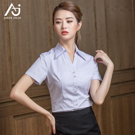 女士V领衬衫定制-深圳市曼儒仕高级制服有限公司