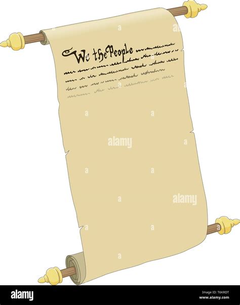 Constitution Scroll Clip Art