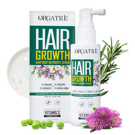 Buy Hair Growth Serum | 3% Redensyl Hair Growth Serum – Orgatre