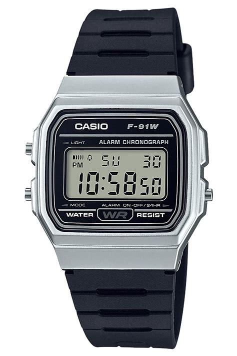 CASIO Silver and Black Digital Watch F-91WM-7AJH – WAFUU JAPAN