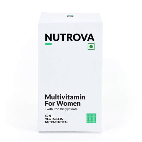 Nutrova Multivitamins for Women - A daily multivitamin with ...