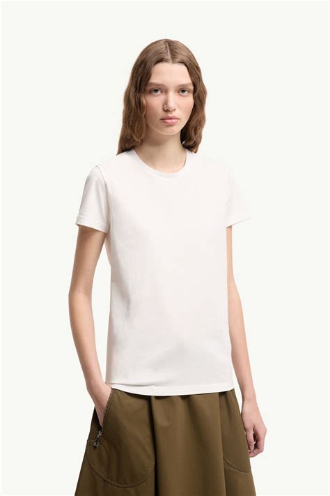 Off White Logo Patch Cotton Jersey T-Shirt - Tops & T-Shirts for Women ...