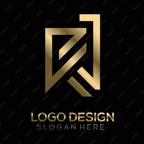Gradient kpj monogram logo template | Premium Vector